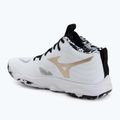 Кросівки волейбольні Mizuno Wave Momentum Elite Mid white/black/ge gold 3