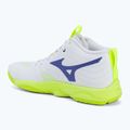 Кросівки волейбольні Mizuno Wave Momentum Elite Mid white/lightning yellow/dazzling blue 3