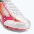 Кросівки футбольні Mizuno Alpha III Japan AG white/fuchsia purple 7