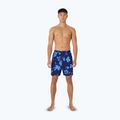 Шорти для плавання чоловічі Nike Fine Floral 7" Volley midnight navy 2