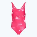 Купальник суцільний дитячий Nike Hydrastrong Fastback rush pink