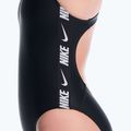 Купальник суцільний жіночий Nike Logo Tape Fastback black 5