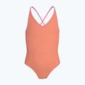 Купальник суцільний дитячий Nike Ocean Bound Ripple Texture Lace Up pink glow