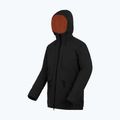 Куртка дощовик чоловіча Regatta Balaton black/pumpkin spice 12