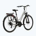 Велосипед трекінговий жіночий KROSS Trans 3.0 W срібний/сірий/глянцевий 3