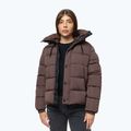 Куртка зимова жіноча Pitbull Amalia Padded Hooded dark chocolate 4