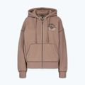 Кофта жіноча Pitbull Skull Surf Hooded Zip chocolate mousse 7