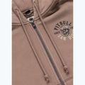 Кофта жіноча Pitbull Skull Surf Hooded Zip chocolate mousse 9