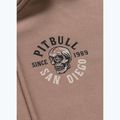 Кофта жіноча Pitbull Skull Surf Hooded Zip chocolate mousse 10