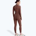 Лонгслів жіночий JOYINME Motion LS 1/4 Zip chestnut 3