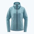 Кофта трекінгова жіноча Haglöfs Skuta Hood блакитна 605072