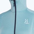 Кофта трекінгова жіноча Haglöfs Skuta Hood блакитна 605072 3