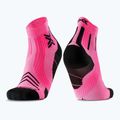 Шкарпетки чоловічі X-Socks Run Expert Ankle fluo pink/x black