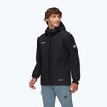 Куртка-дощовик чоловіча Mammut Treeline HS Hooded black 3