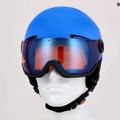 Шолом лижний дитячий Alpina Zupo Visor Q-Lite blue matt 14