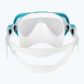 Маска для дайвінгу жіноча Cressi Honey 420 UV white/aquamarine/blue/orange 4