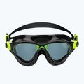 Маска для плавання Cressi Cobra black/black/lime smoked 2