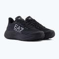 Кросівки EA7 Emporio Armani Wave Cracking full black / silver 9