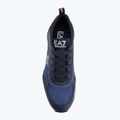 Кросівки EA7 Emporio Armani Black & White Suede sky captain / deep cobal / mineral 5
