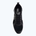Кросівки EA7 Emporio Armani Black & White Suede triple black micropunch 5