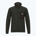 Кофта флісова чоловіча CMP 35H3907 Melange Knitted forest melange/nero/ferrari