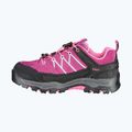 Черевики трекінгові дитячі CMP Rigel Low Wp berry / pink fluo 9