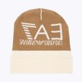 Шапка зимова EA7 Emporio Armani Mountain Visibility Beanie vanilla ice / tigers eye 4