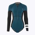 Жіночий гідрокостюм Hurley Advant Texture 2/2 мм Springsuit чорний/блакитний