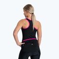 Жіноча велофутболка Rogelli Abbey Tank Top W чорна / рожева 3