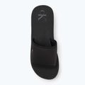 Шльопанці жіночі Calvin Klein YW0YW01725 Beach Wedge Slide Canvas triple black 5