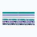 Пов'язки на голову Nike Headbands Printed 6 шт. зелено-фіолетові N0002545-322