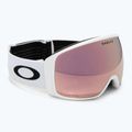 Окуляри гірськолижні Oakley Flight Tracker л matte white/prizm rose gold iridium