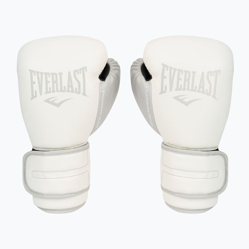 Рукавиці воксерські чоловічі EVERLAST Powerlock Pu білі EV2200