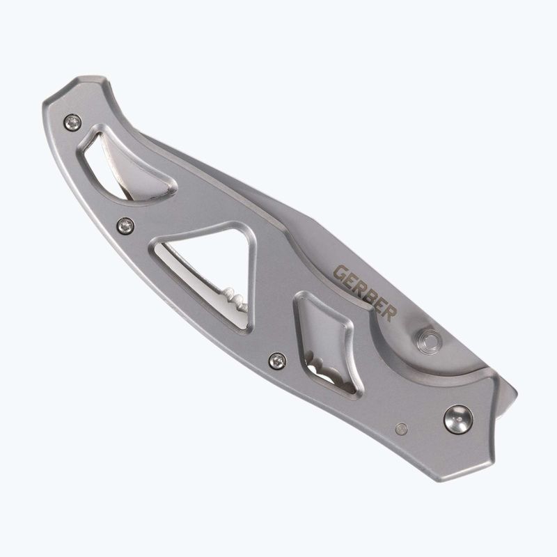 Ніж туристичний Gerber Paraframe II Folder Serrated сріблястий 31-003619 2