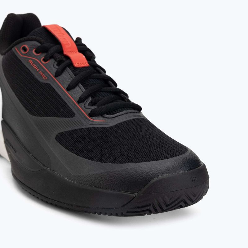 Кросівки тенісні чоловічі Wilson Rush Pro 5 black/infrared/white 7