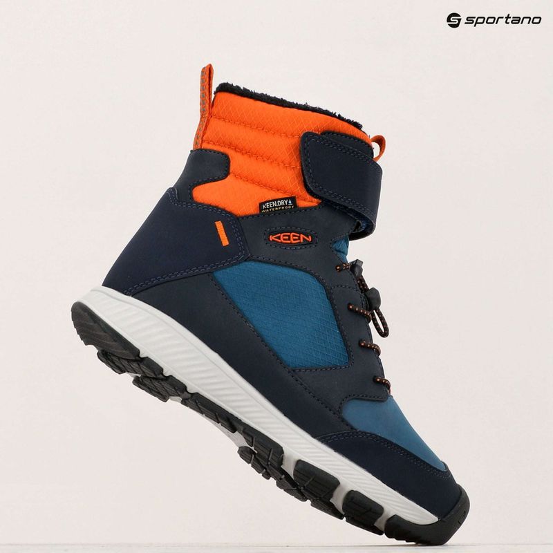 Дитячі снігоступи KEEN Skua Winter WP sky captain / gold flame 9