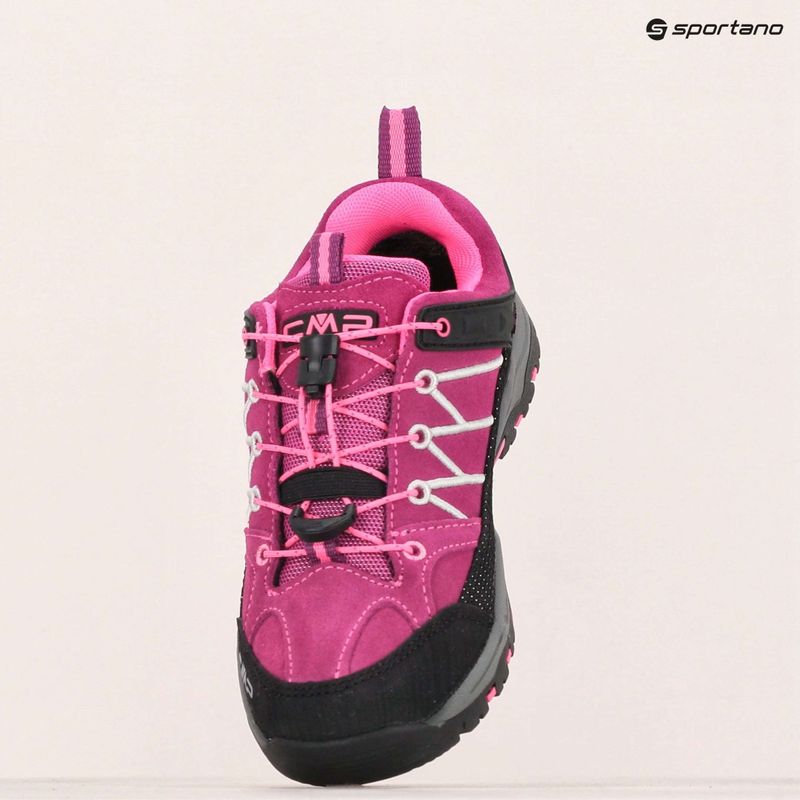 Черевики трекінгові дитячі CMP Rigel Low Wp berry / pink fluo 15