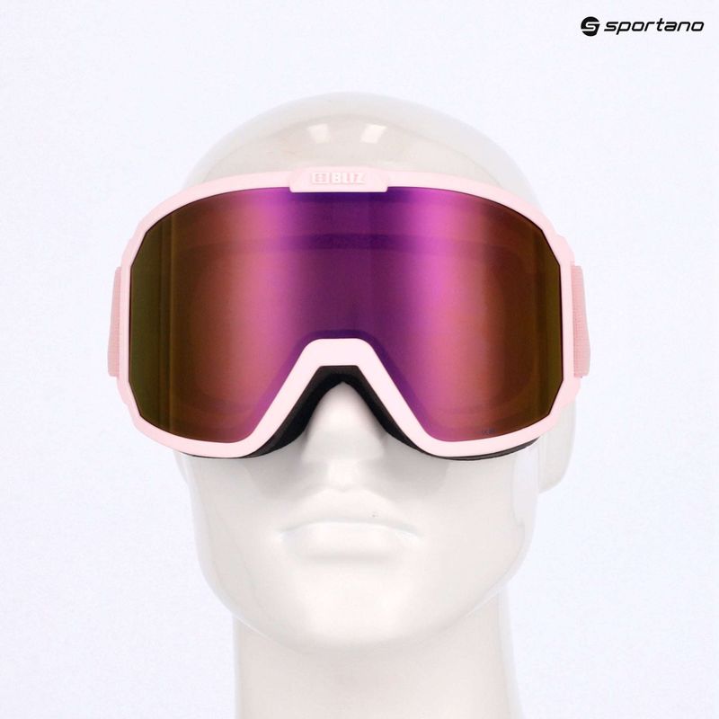 Окуляри гірськолижні Bliz Rave matt powder pink/brown pink multi 8