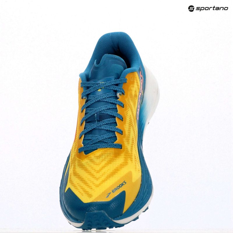 Кросівки для бігу чоловічі Brooks Catamount 4 quince/ celestial/neo ember 9