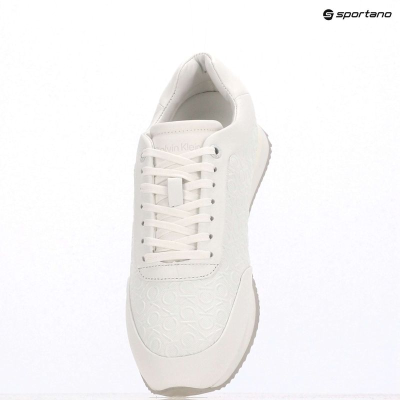 Кросівки жіночі Calvin Klein HW0HW02574 Runner Lace Up Mono Pu Triple Bright White 9