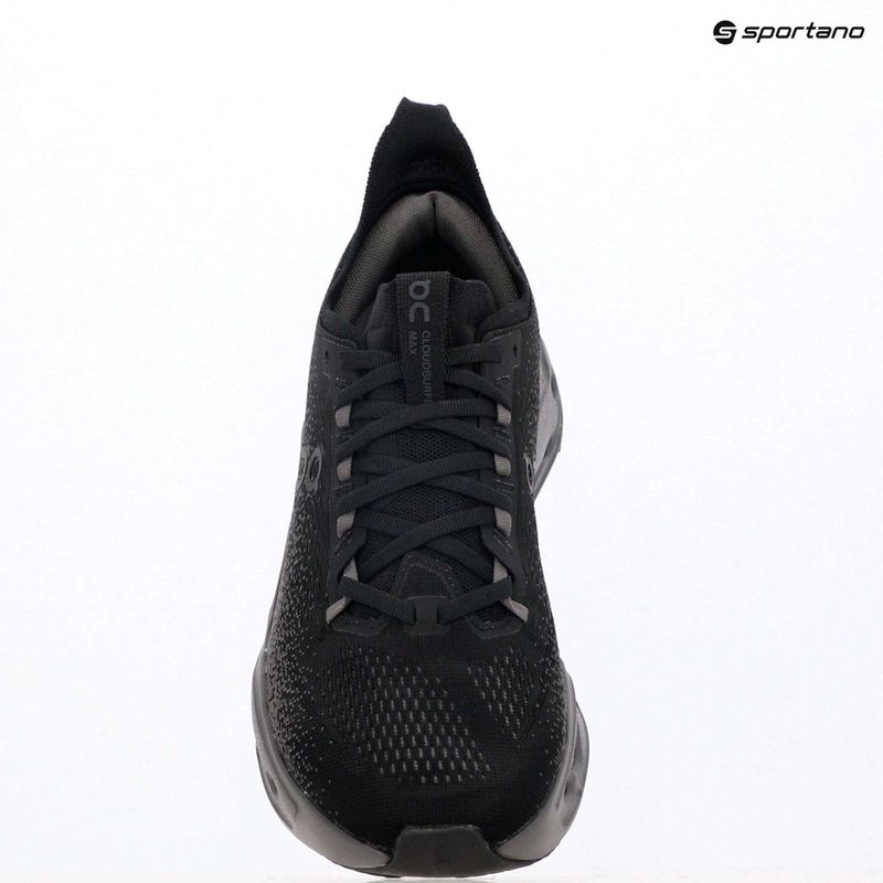 Кросівки для бігу чоловічі On Cloudsurfer  Max Wide black/eclipse 9