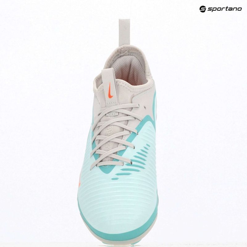 Кросівки футбольні чоловічі Nike United Phantom 6 Low Academy Jr FG/MG pistachio frost/hyper orange 9