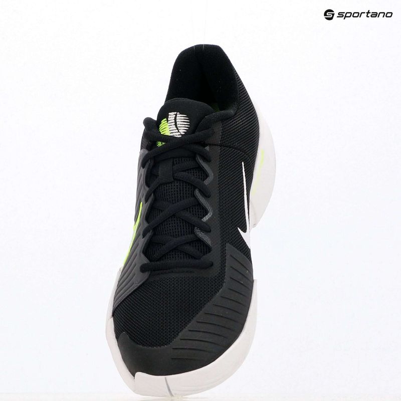 Кросівки тенісні чоловічі Nike GP Challenge Pro black/anthracite/volt 9