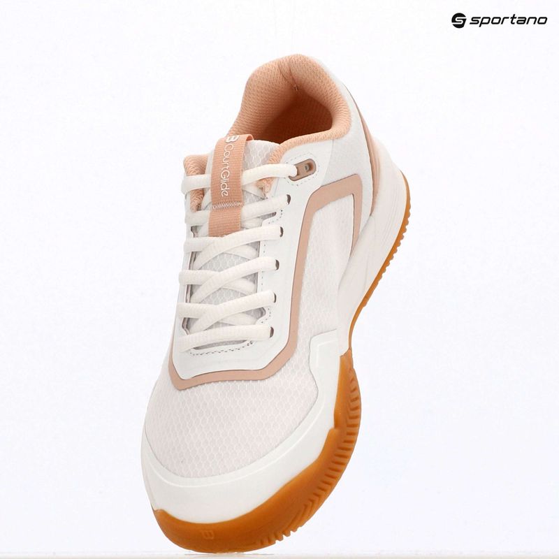 Кросівки тенісні жіночі Wilson Courtglide white/cameo rose/gum 11