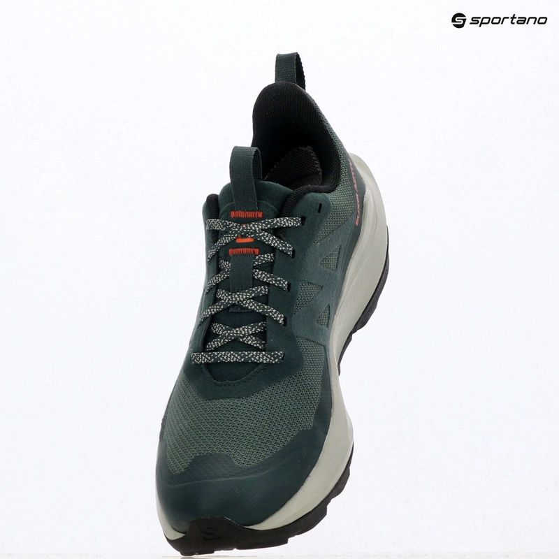 Кросівки туристичні чоловічі Salomon Elixir Activ GTX scarab/green gable 10