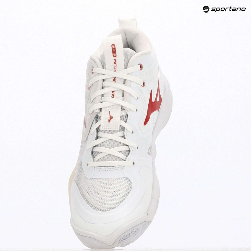 Кросівки волейбольні жіночі  Mizuno Wave Momentum Elite Mid white/rose elegance/lava falls 4