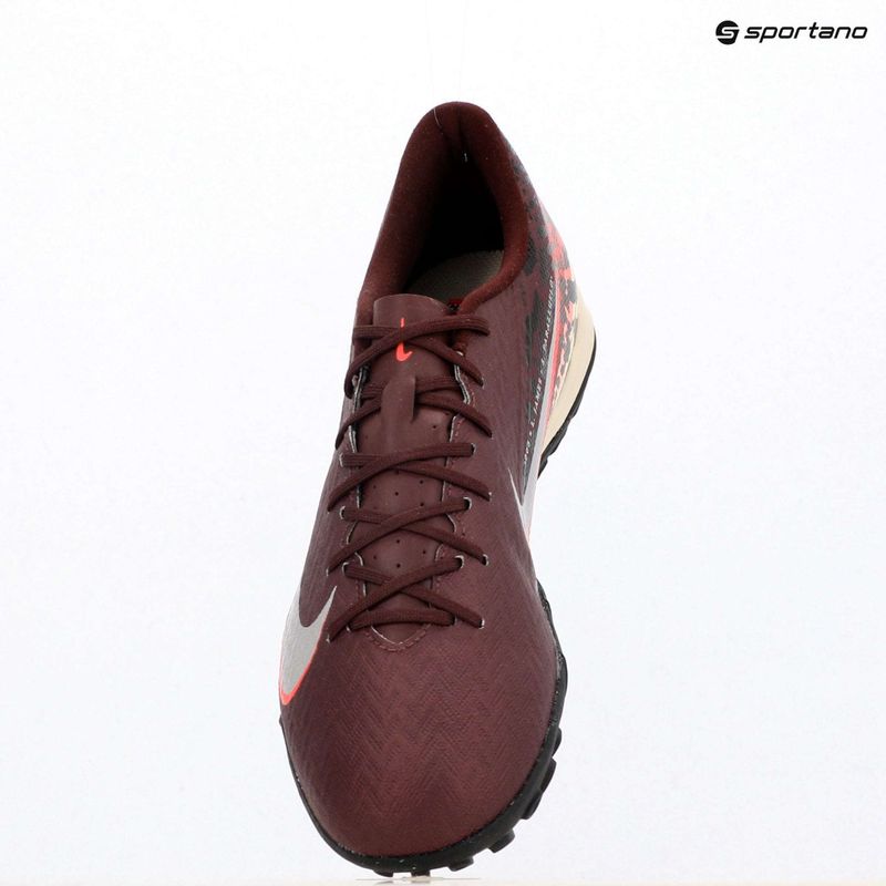 Кросівки футбольні чоловічі Nike United Mercurial Vapor 16 Academy TF burgundy crush/metallic silver 6