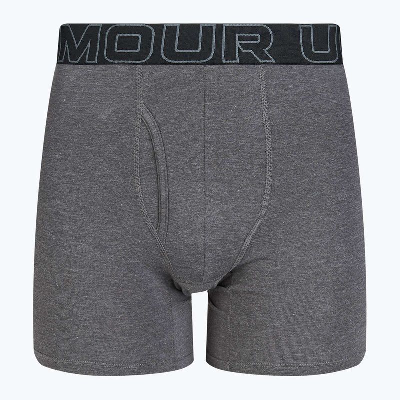 Чоловічі труси Under Armour Perf Cotton 6" 3 шт карбон чорний/галактика чорний 2