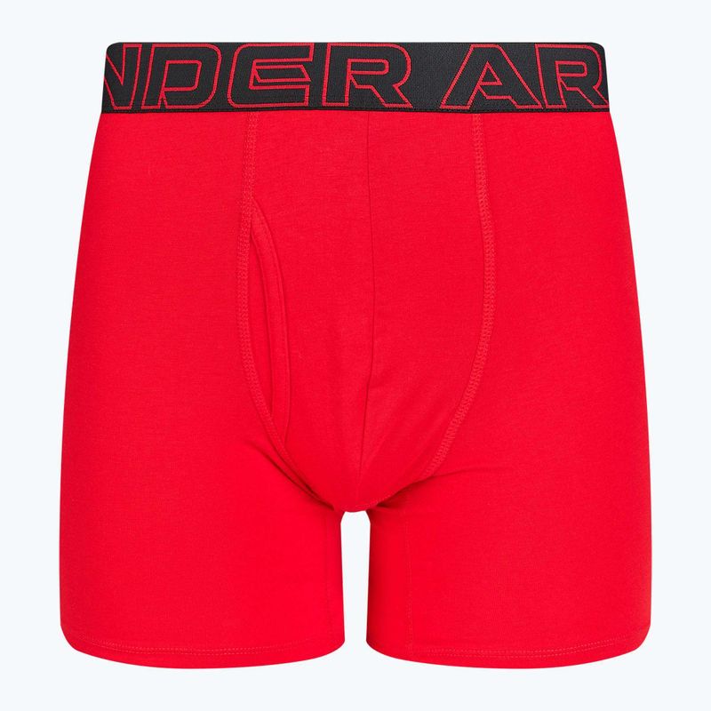 Чоловічі труси Under Armour Perf Cotton 6" 3 шт карбон чорний/галактика чорний 5