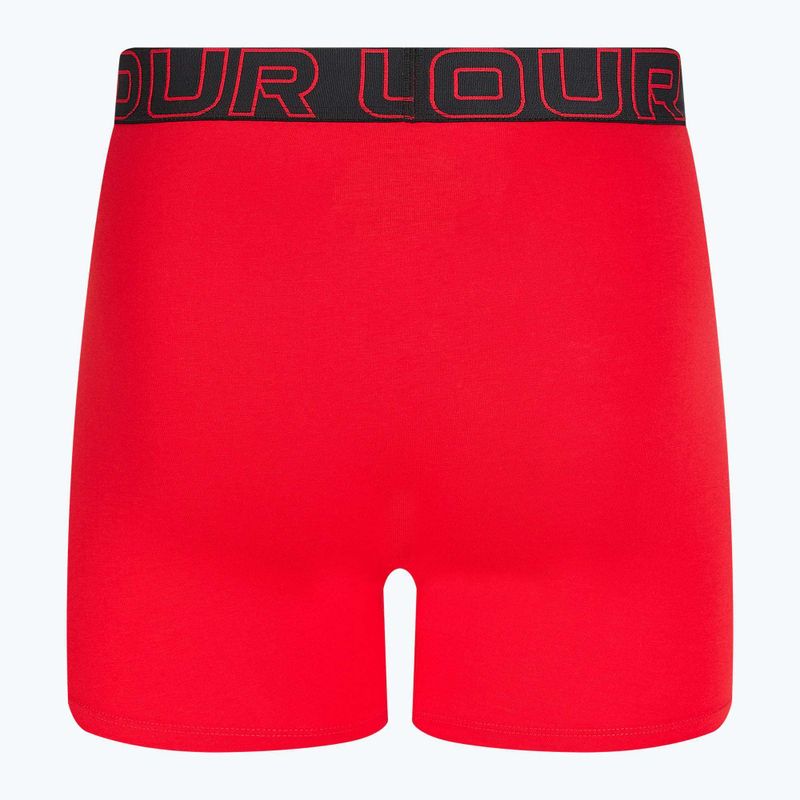 Чоловічі труси Under Armour Perf Cotton 6" 3 шт карбон чорний/галактика чорний 6